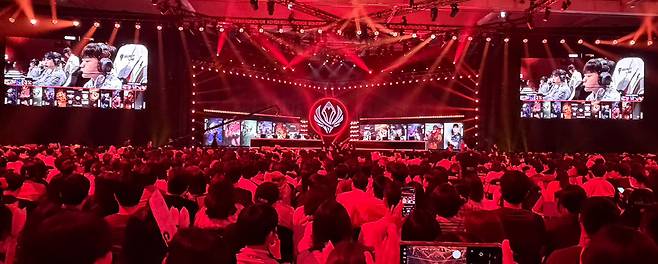 '2026 LoL 미드 시즌 인비테이셔널'(2026 MSI)이 28일 대전시 유성구 도룡동 대전컨벤션센터(DCC) 제2전시장에서 개막했다. 사진=정현태 기자