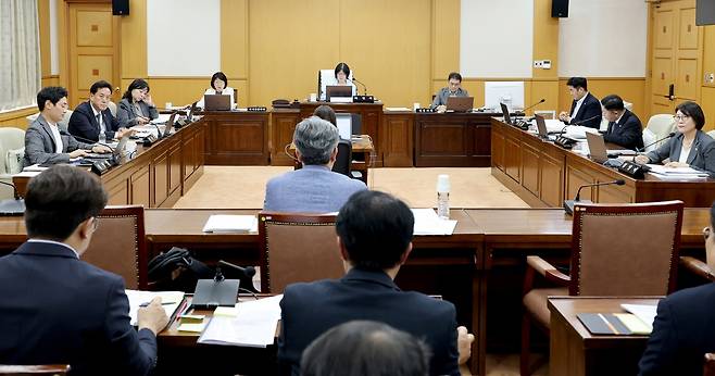 22일 대전시의회에서 진행된 박민범 대전테크노파크 원장 후보자 인사청문회. 사진=연합뉴스